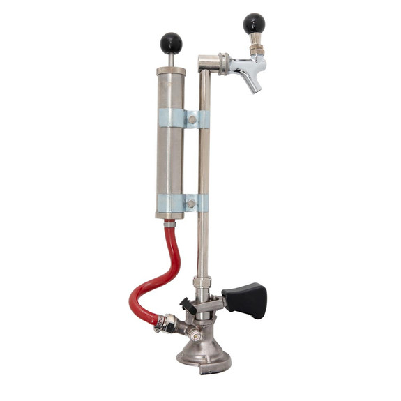 Deluxe German Beer Keg Tap Pump - A System Keg Coupler