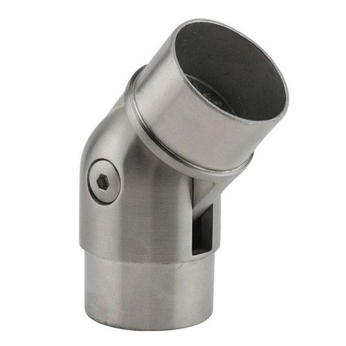 Adjustable Flush Ell - 1.5-inch OD - Brushed Stainless Steel