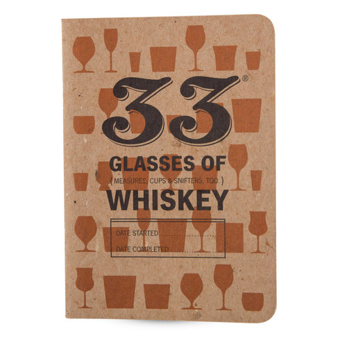 33 Drams of Whiskey Tasting Notebooks