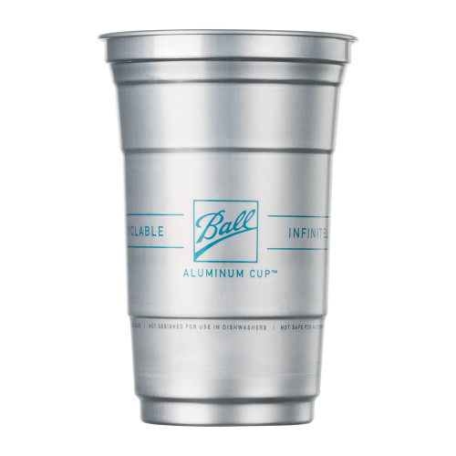 Ball Aluminum Drink Cups - The Ultimate 100% Recyclable Cold-Drink Cup - 20 oz - 10 Pack