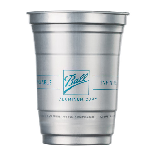 Ball Aluminum Drink Cups - The Ultimate 100% Recyclable Cold-Drink Cup - 16 oz - 24 Pack