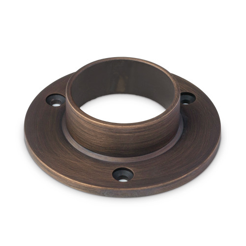 4" Wall Flange - Antique Bronze - 2" OD