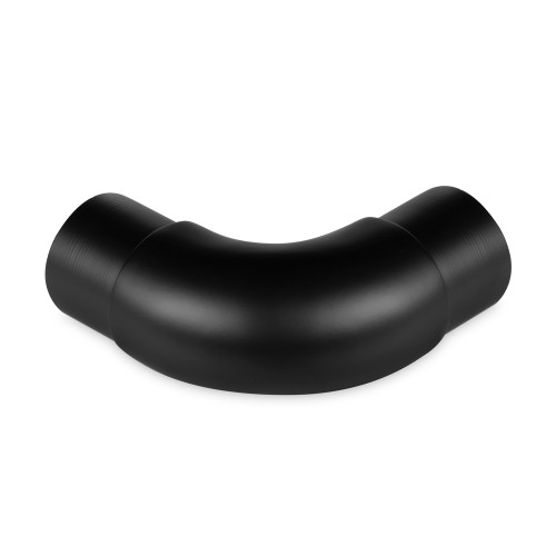 Curved Flush Elbow Fitting 90 Degree - Matte Black - 1.5" OD