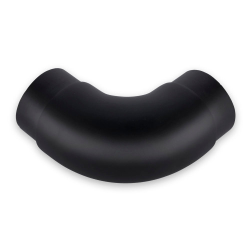 Curved Flush Elbow Fitting 90 Degree - Matte Black - 2" OD