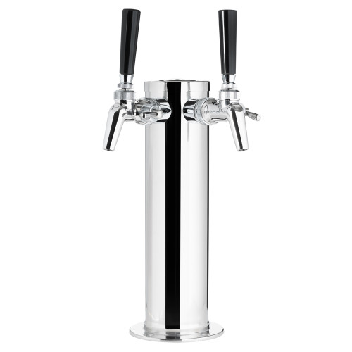 Draft Tower - 100% Stainless Steel Contact - 3" Column - 2 Perlick 650SS