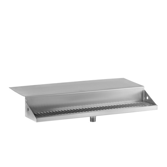 24" x 5" Jockey Box Drip Tray - Stainless Steel