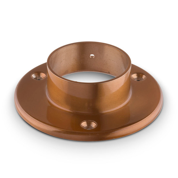 4" Wall Flange - Sunset Copper - 2" OD