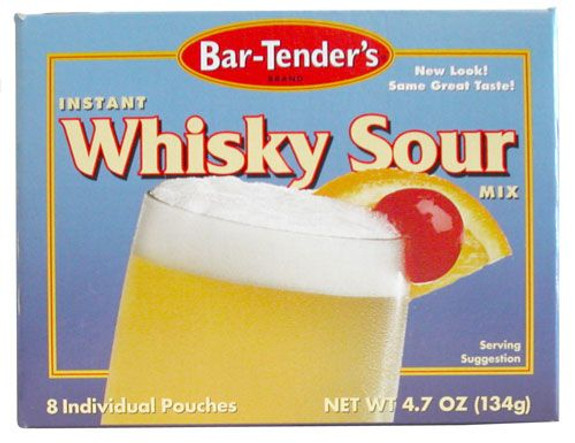 Whiskey sour instant mix