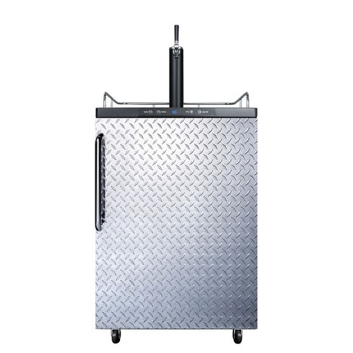 Summit Kegerator - 1 Faucet - Diamond Plate