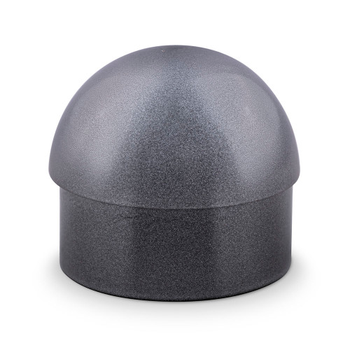 Domed End Cap - Gunmetal Grey - 2" OD