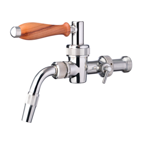 Lukr European Side Pull Beer Faucet - Nostalgie - Stainless Steel