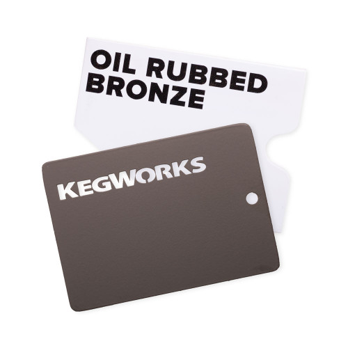 KegWorks Oil Rubbed Bronze Sample Chip