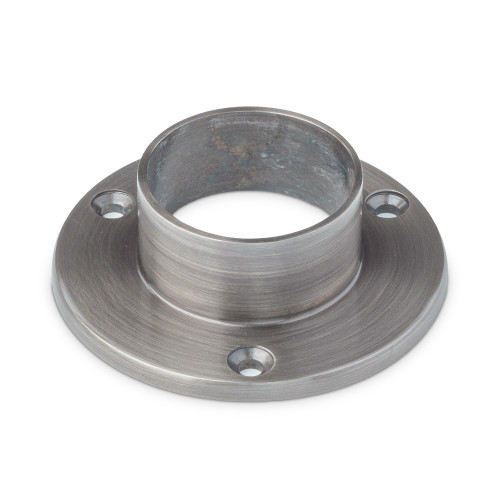 4" Wall Flange - Pewter - 2" OD