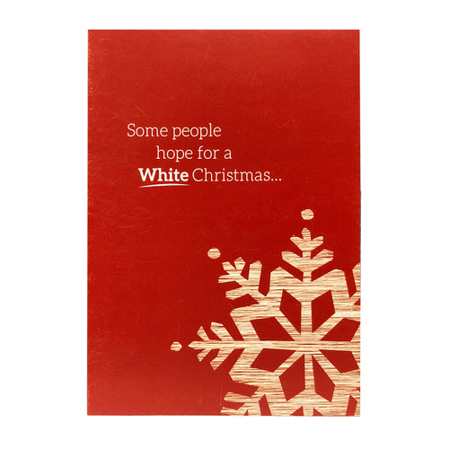 Holiday Greeting Card - Red Wine Christmas