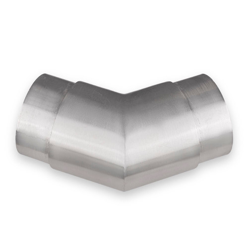 Flush Angle Fitting 135(45) Degree - Brushed Stainless Steel - 2" OD