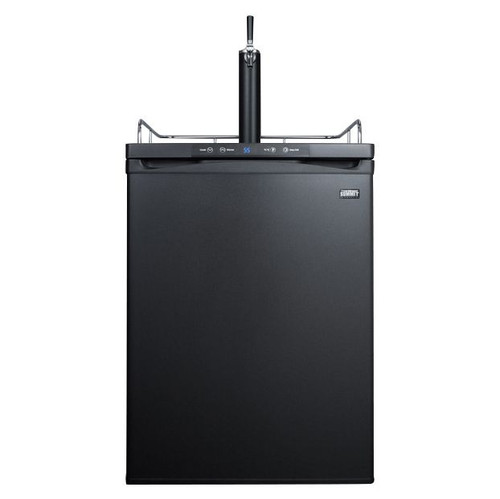 Summit Kegerator-Under Counter- Single Tap- Black Door